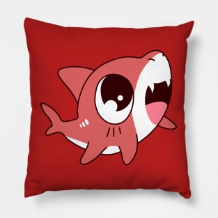 Red Baby Shark Pillow