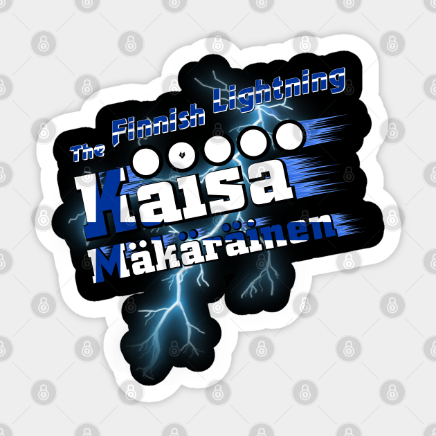 Finnish Lightning - Kaisa Makarainen - Sticker | TeePublic