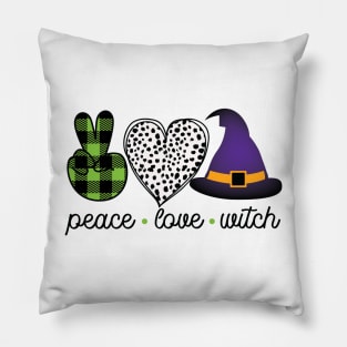 Peace Love Witch Pillow