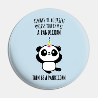 Cute Pandicorn - Funny Panda Unicorn Gifts Shirts Pin