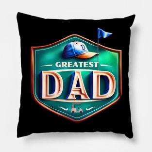 Hole in One Dad Pillow