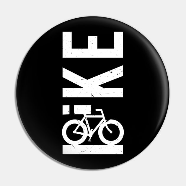 BIKE Word Art Illustration Pin by SiGo