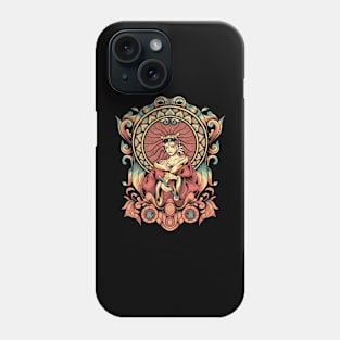 geisha with ornaments Phone Case