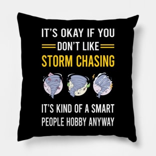 Smart People Hobby Storm Chasing Chaser Stormchasing Stormchaser Pillow