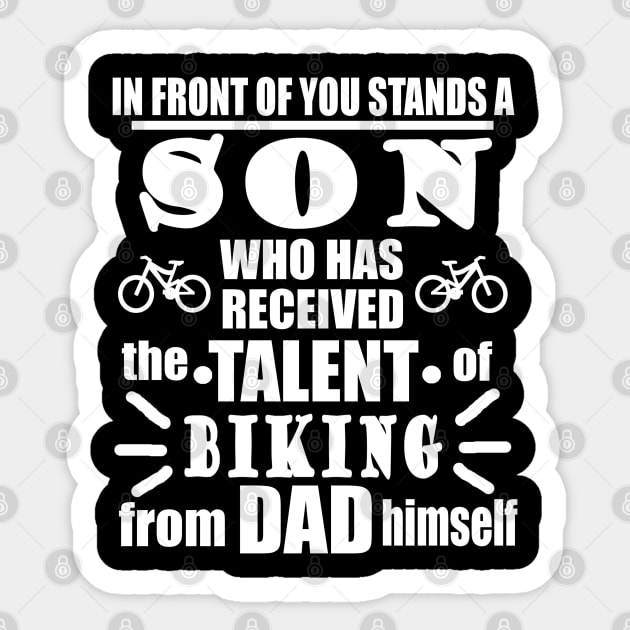 Biking Cycling Cycling Son Teenager Boy Dad And Son Biking