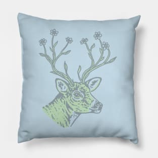 Deer head art Pillow