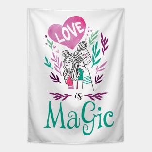 Love Is Magic Tapestry