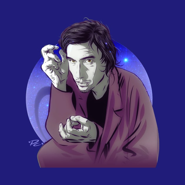 Adam Driver - An illustration by Paul Cemmick by PLAYDIGITAL2020