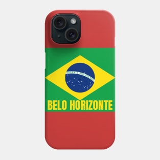 Belo Horizonte City in Brazilian Flag Phone Case