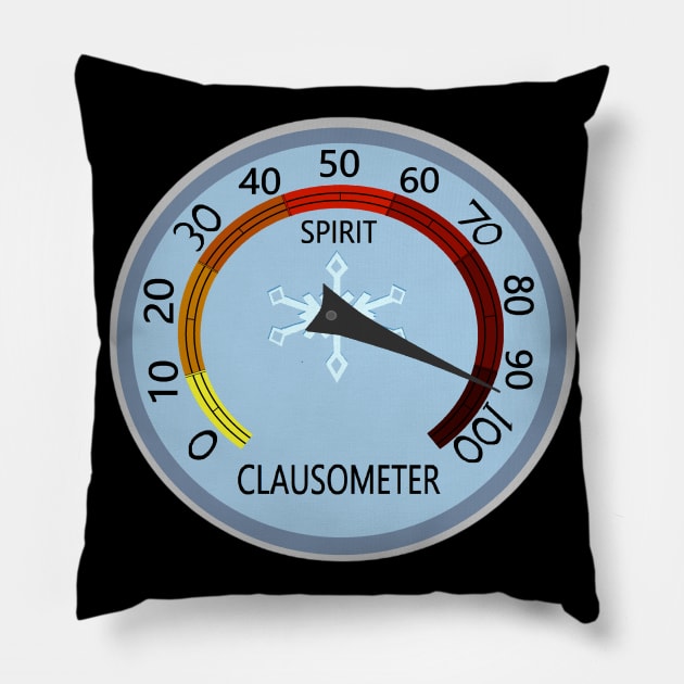 elf (clause o meter) Pillow by Moonsong