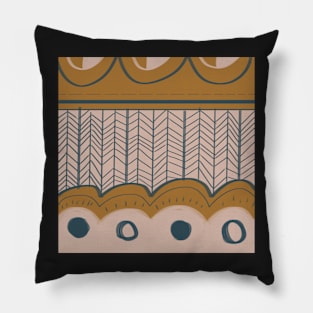 Wood-like Pattern Pillow