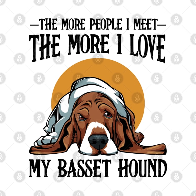 Basset Hound by Lumio Gifts