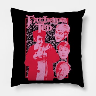 Father Ted Loves Tea Pillow