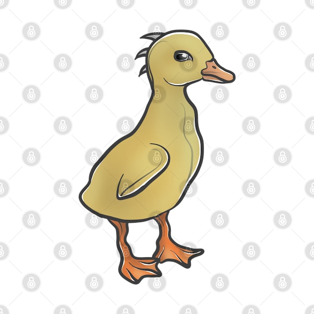 cute duck by mizaarte