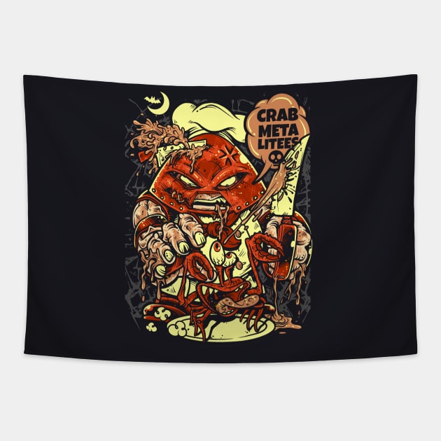 JuggerCrab Tapestry by KawaiiDread