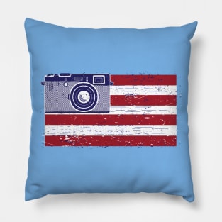 American Camera Pillow