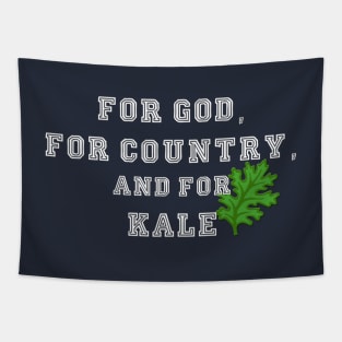 For God, For Country, And For Kale Tapestry