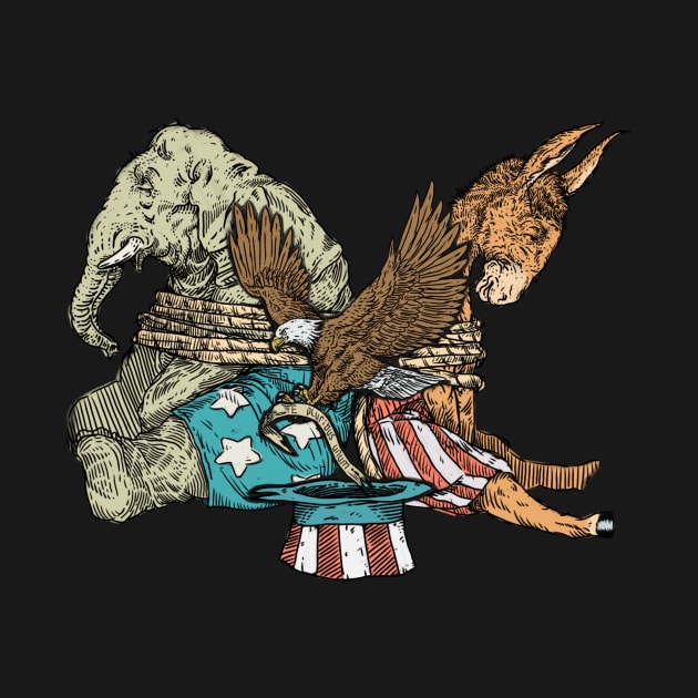 American Eagle E Pluribus Unum by dezeight