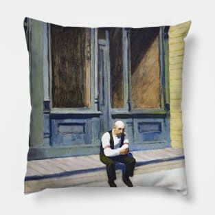 High Resolution Edward Hopper Sunday 1926 Pillow