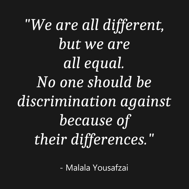 Quote About Zero Discrimination Day by Fandie