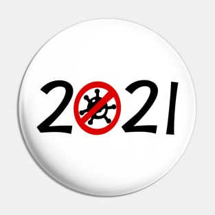 2021 NO VIRUS Pin