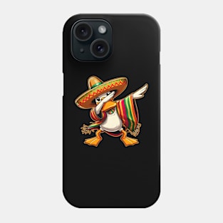 Cinco De Mayo Funny Mexican Duck Sombrero Poncho Phone Case