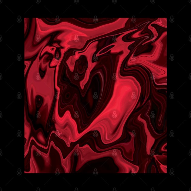 Abstract Liquid Red Marble Design by STUDIOVO