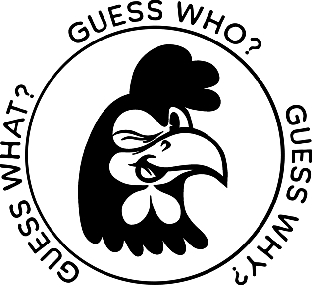 Guess what - Chicken butt Kids T-Shirt by valentinahramov