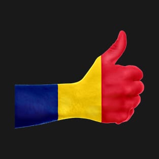 Romania thumb's up flag print T-Shirt