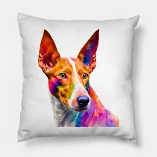 Pop-Art Ibizan Hound Impressionism Pillow