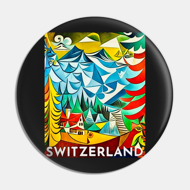 Switzerland, Globetrotter Pin by Zamart20