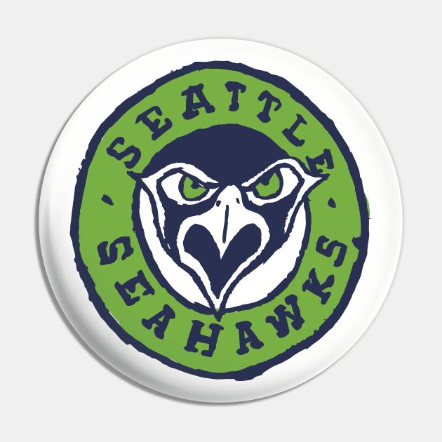 Seattle Seahaaaawks 12 Pin by Very Simple Graph