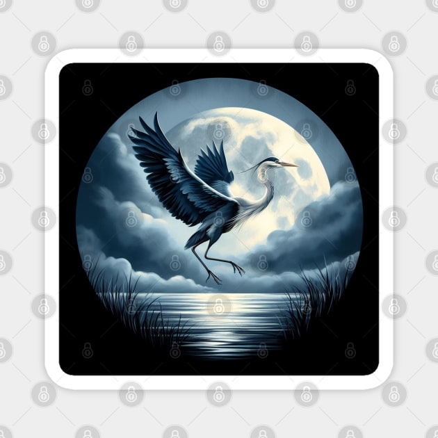 Moon Bird . Magnet by Canadaman99