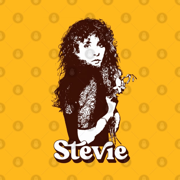 Stevie Nicks \-/ Retro Vintage Styled Design by DankFutura