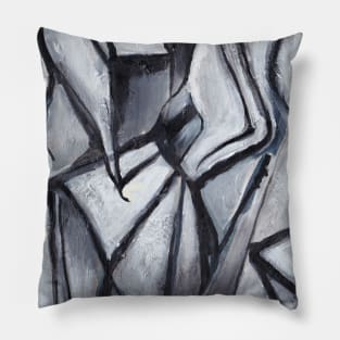 Black and white 3 Pillow