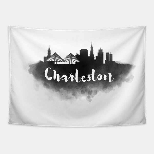 Charleston watercolor Tapestry by kursatunsal