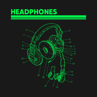 Gamers Headphones T-Shirt