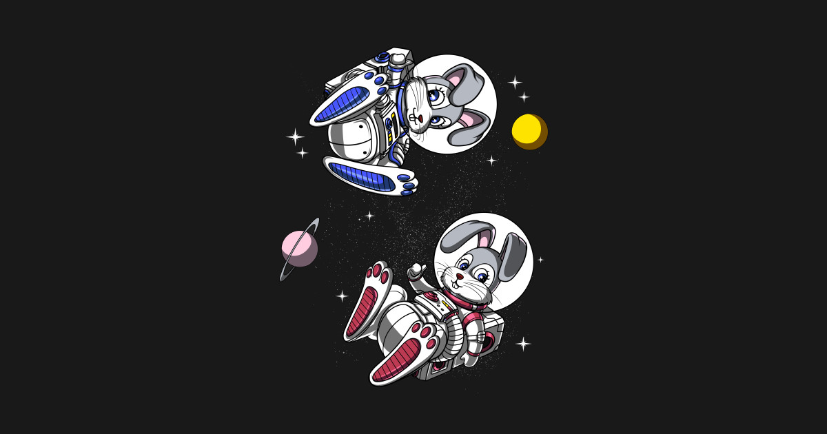 Rabbit Space Astronauts - Rabbit Astronaut - Tapestry | TeePublic