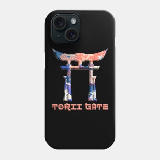 Japanese Torii Gate Sunset Landscape 44 Phone Case