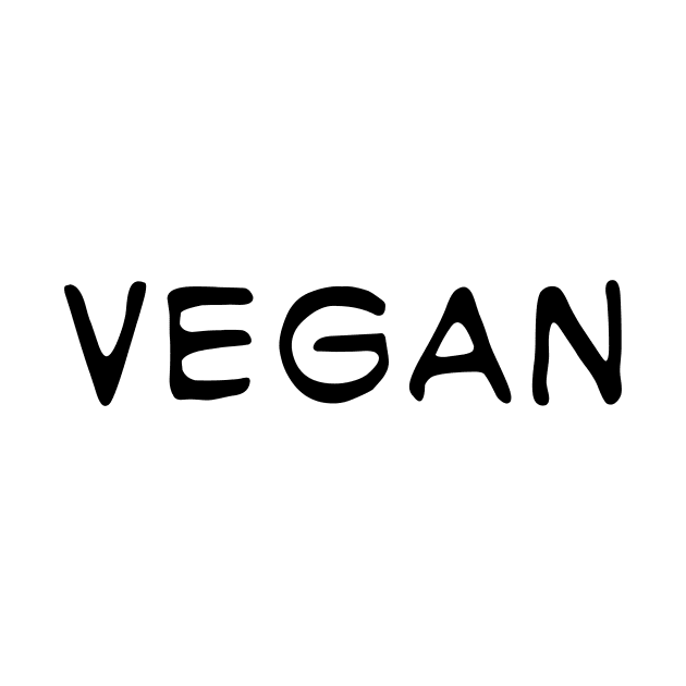 "Vegan" quote design by PeachAndPatches