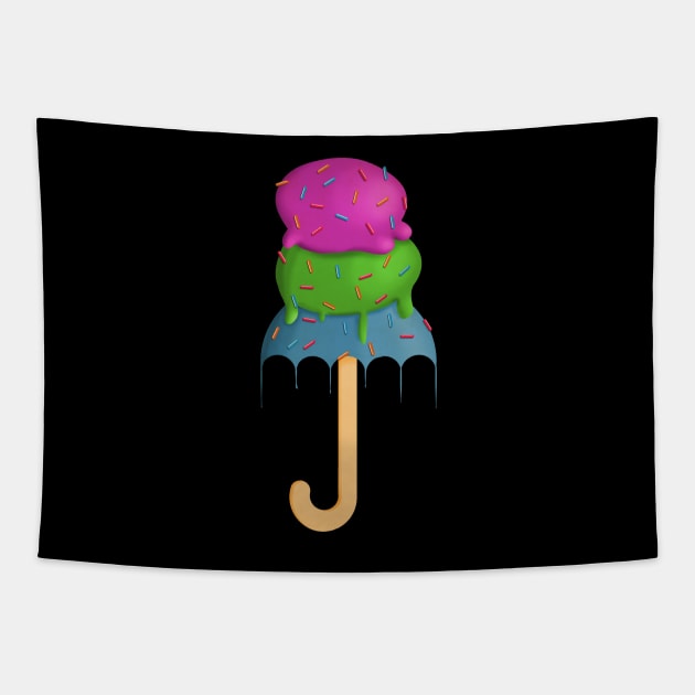 ice cream Tapestry by gazonula