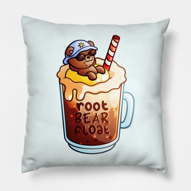 Root Bear Float | Root Beer Pillow by Sammy Doo