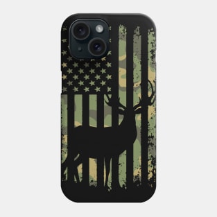 Camo Deer Hunting Flag Phone Case