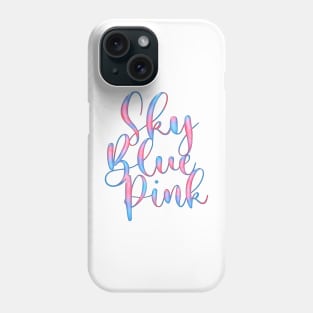 Sky Blue Pink Phone Case