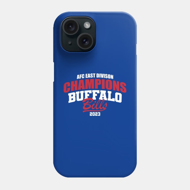 Bills 2023 AFC East Champs Phone Case by Nagorniak