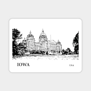 Iowa State USA Magnet