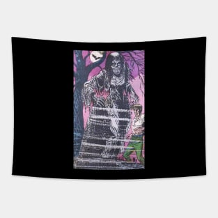 Deadly ghost rising from the grave Tapestry