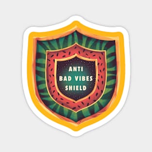 Watermelon Anti Bad Vibes Shield Magnet