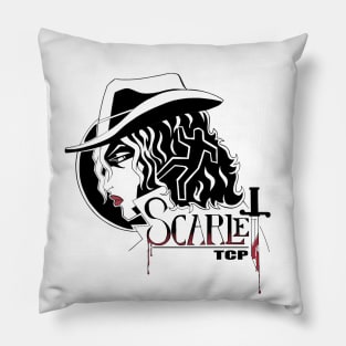 Scarlet TCP Transparent Logo Pillow