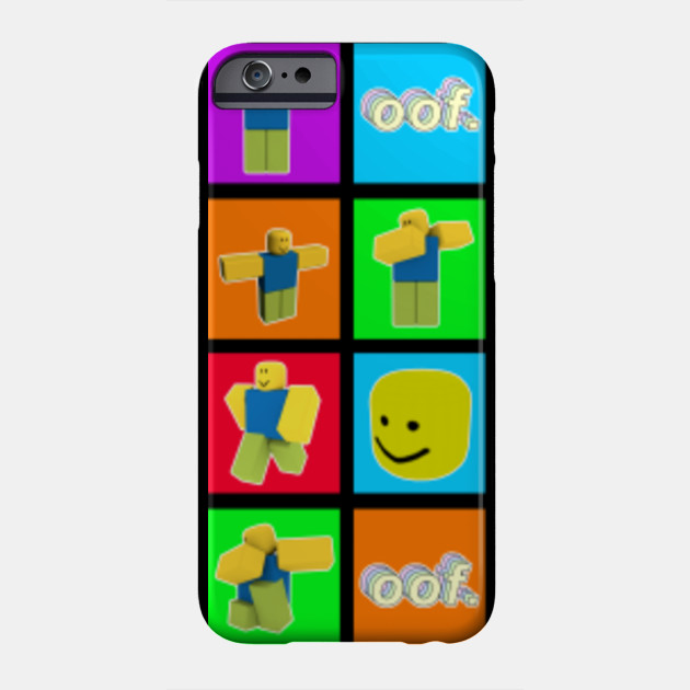 Roblox Dabbing Dab Noob Pattern Oof Big Head Roblox Phone Case Teepublic - how to look like a noob in roblox mobile